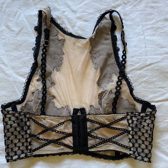 Dream Angels Embroidered High Neck Bra NWOT - Picture 5 of 6